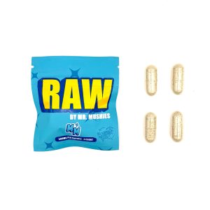 RAW Mushroom Capsules by Mr. Mushies 💊  (2000mg total = 500mg per capsule + 4 capsules per bag)